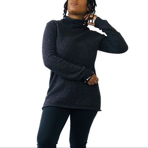 Theory high mock neck sweater wool/mohair/angora M